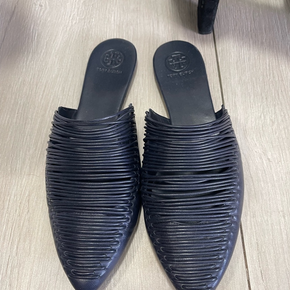 Tory Burch, Navy 8 slides